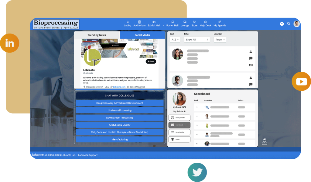 An image showing how social media platforms can be integrated into Chati.