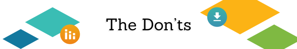 Donts